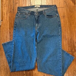 Abercrombie & Fitch Light Blue Baggy Jeans